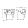DURA 4" CHROME FAUCET